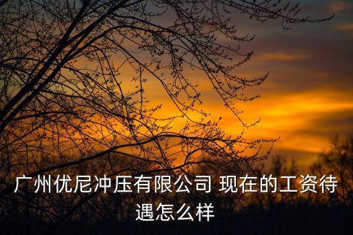 廣州優尼沖壓有限公司 現在的工資待遇怎么樣