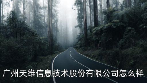 廣州天維信息技術(shù)股份有限公司怎么樣