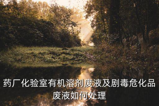 廣州廢有機(jī)溶劑危廢處理多少錢，藥廠化驗(yàn)室有機(jī)溶劑廢液及劇毒危化品廢液如何處理