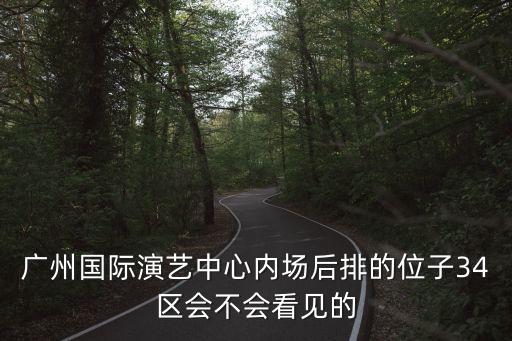 廣州國際演藝中心內(nèi)場后排的位子34區(qū)會不會看見的