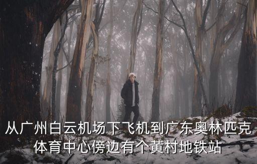 從廣州白云機場下飛機到廣東奧林匹克體育中心傍邊有個黃村地鐵站