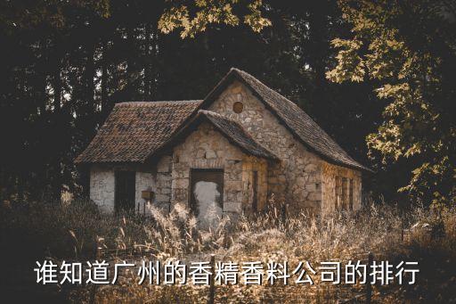 麗華廣州香精香料排名，廣州哪里有香水香精香型要多的