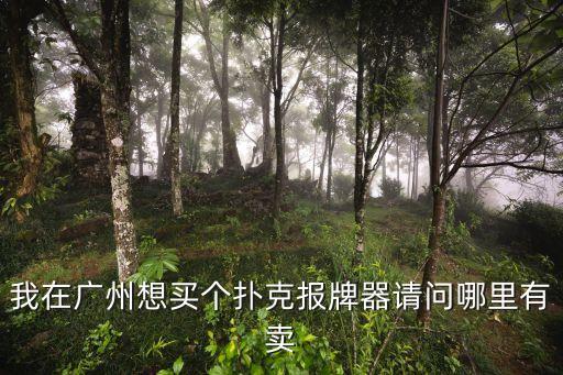 我在廣州想買(mǎi)個(gè)撲克報(bào)牌器請(qǐng)問(wèn)哪里有賣(mài)