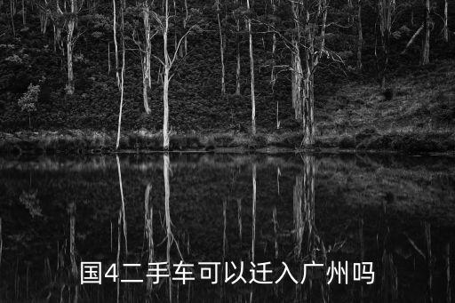 2020年國4車能遷入廣州嗎，夏門國4小貨車可以過戶廣州嗎