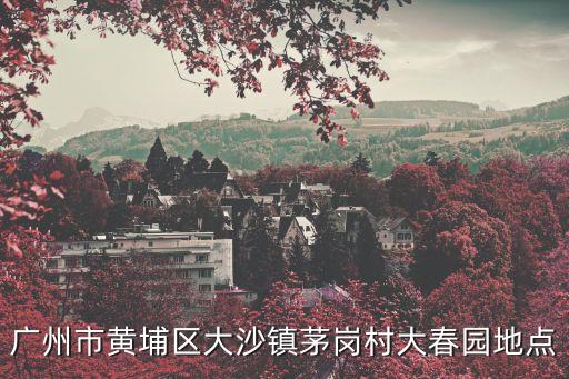 2020廣州黃埔區(qū)劉村元崗拆遷，廣州市黃埔區(qū)大沙鎮(zhèn)茅崗村大春園地點(diǎn)
