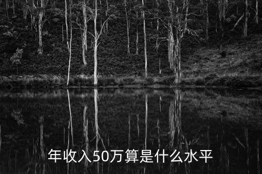 廣州國(guó)企年薪50萬(wàn)什么水平，年收入50萬(wàn)算是什么水平