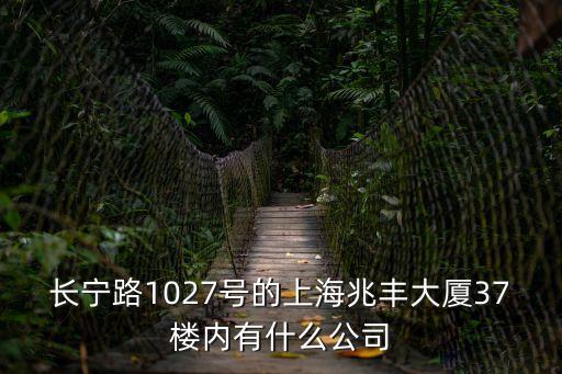 長寧路1027號的上海兆豐大廈37樓內有什么公司