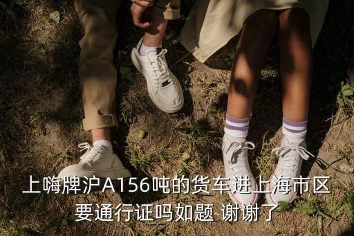 上嗨牌滬A156噸的貨車(chē)進(jìn)上海市區(qū)要通行證嗎如題 謝謝了