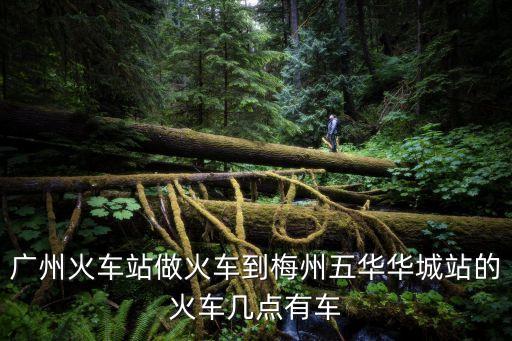 廣州南站到梅州五華的班車時(shí)刻表，廣東南去五華安流鎮(zhèn)客車