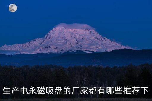 生產電永磁吸盤的廠家都有哪些推薦下
