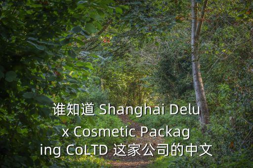 上海市尚迪化妝品有限公司，上海有什么化妝品廠