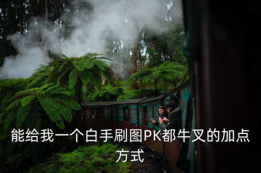 能給我一個白手刷圖PK都牛叉的加點方式