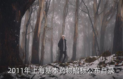 上海市醫(yī)藥陽光采購，2011年上海基本藥物招標(biāo)公布目錄