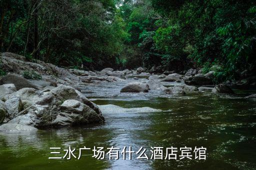 三水廣場(chǎng)有什么酒店賓館