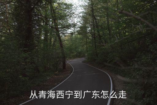 西寧到廣州路線怎么走，從青海西寧到廣東怎么走