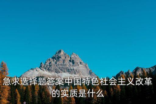 改革的實質(zhì)是什么，改革的提前和實質(zhì)是什么