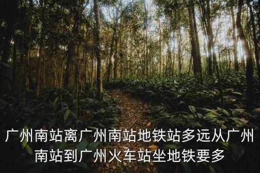 廣州南站離廣州南站地鐵站多遠(yuǎn)從廣州南站到廣州火車站坐地鐵要多