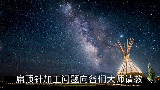 扁頂針，扁頂針怎麼翻譯