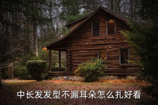 中長發(fā)發(fā)型不漏耳朵怎么扎好看