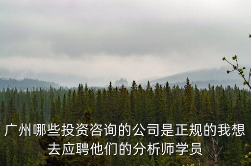 廣州市尚亨投資咨詢，投資咨詢公司
