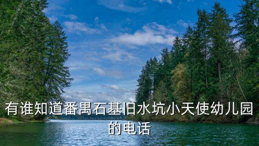 有誰知道番禺石基舊水坑小天使幼兒園的電話
