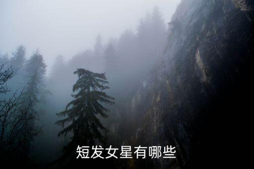 短發女星，短發女星有哪些