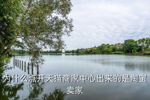 天貓商家中心，為什么點開天貓商家中心出來的是淘寶賣家