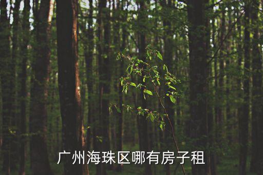 廣州海珠區(qū)哪有房子租