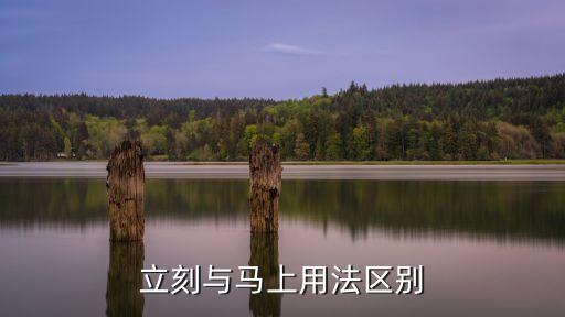 立刻馬上，立刻與馬上用法區(qū)別