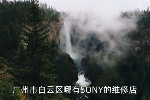 sony音箱廣州維修點，廣州市白云區哪有SONY的維修店