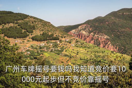 廣州車牌搖號(hào)要錢嗎我知道競價(jià)要10000元起步但不競價(jià)靠搖號(hào)