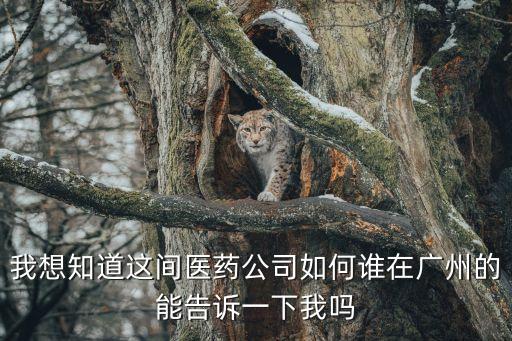我想知道這間醫藥公司如何誰在廣州的能告訴一下我嗎