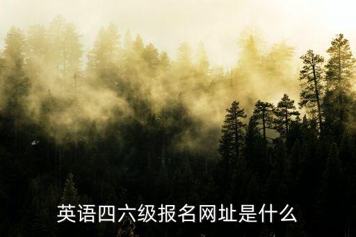 英語四六級報名網址是什么