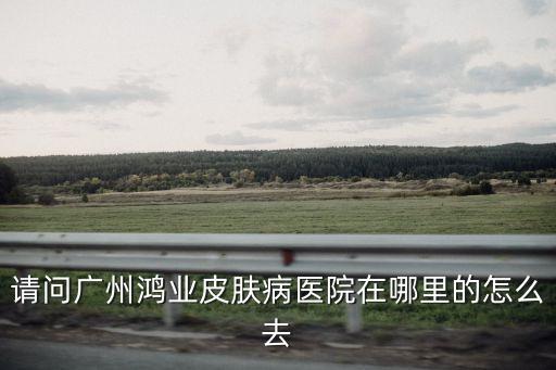 請問廣州鴻業(yè)皮膚病醫(yī)院在哪里的怎么去