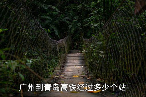 廣州到青島高鐵經(jīng)過(guò)多少個(gè)站