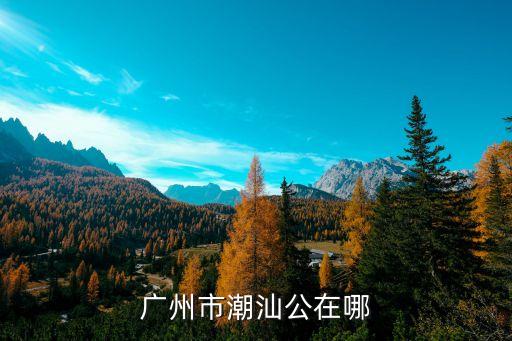 廣州市潮汕公在哪
