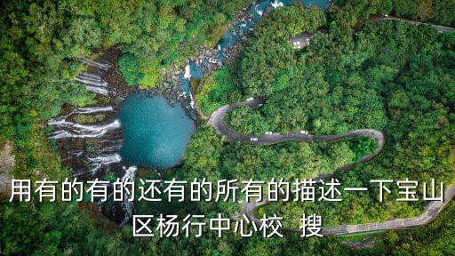 用有的有的還有的所有的描述一下寶山區(qū)楊行中心校  搜
