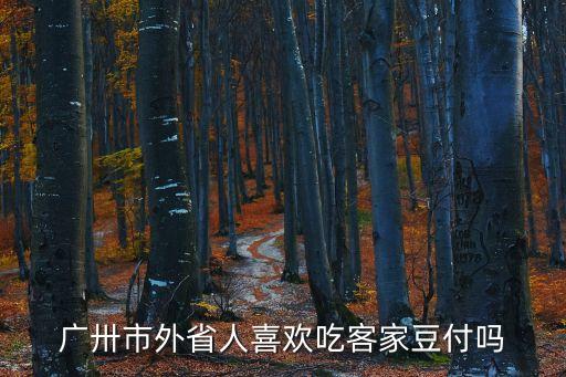 廣州客家豆腐磚，廣卅市外省人喜歡吃客家豆付嗎