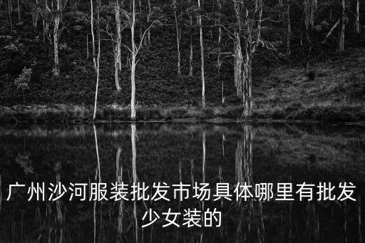 廣州沙河哪里有拿貨的，在廣州沙河做早市哪里拿貨便宜又好啊