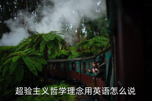 transcendentalism，超驗(yàn)主義哲學(xué)理念用英語(yǔ)怎么說(shuō)