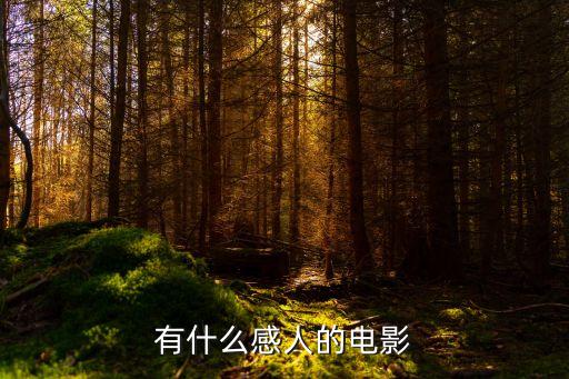 感人的電影有哪些，有哪些感人電影
