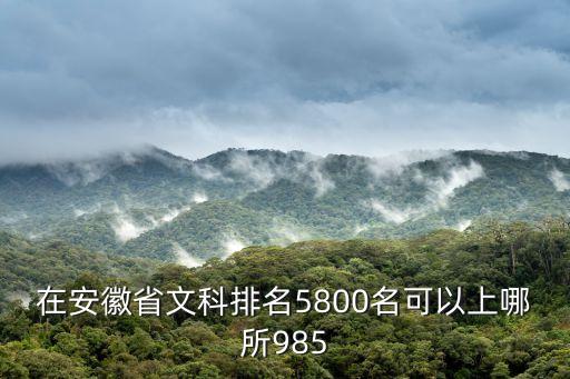安徽985，安徽大學(xué) 是985嗎