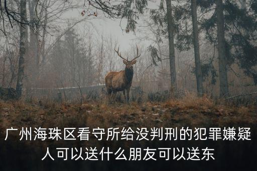 廣州海珠區看守所給沒判刑的犯罪嫌疑人可以送什么朋友可以送東