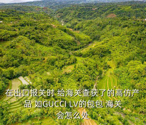 在出口報(bào)關(guān)時(shí) 給海關(guān)查獲了的高仿產(chǎn)品 如GUCCI LV的包包 海關(guān)會(huì)怎么處
