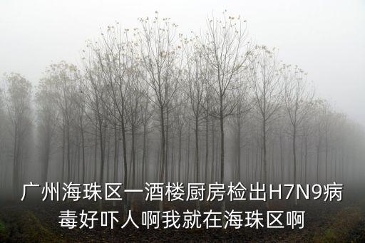 現在*廣州飯店怎樣辦，廣州海珠區一酒樓廚房檢出H7N9病毒好嚇人啊我就在海珠區啊