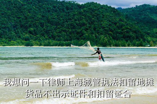 上海市城管暫扣，城管給我開了暫扣單讓我三天內去執法大隊接受處理并記了我的