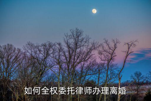 廣東廣州聘請婚姻律師如何委托，辦理離婚聘請律師需要怎么樣的程序