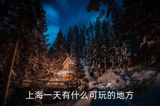 上海市哪些景區白天好玩，上海有哪些景區比較好玩