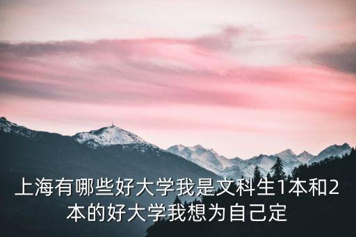 上海市吳凡公示，上海有哪些好大學我是文科生1本和2本的好大學我想為自己定