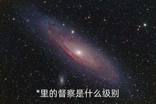 廣州*獄警一級督察是什么級別，*里的督察是什么級別